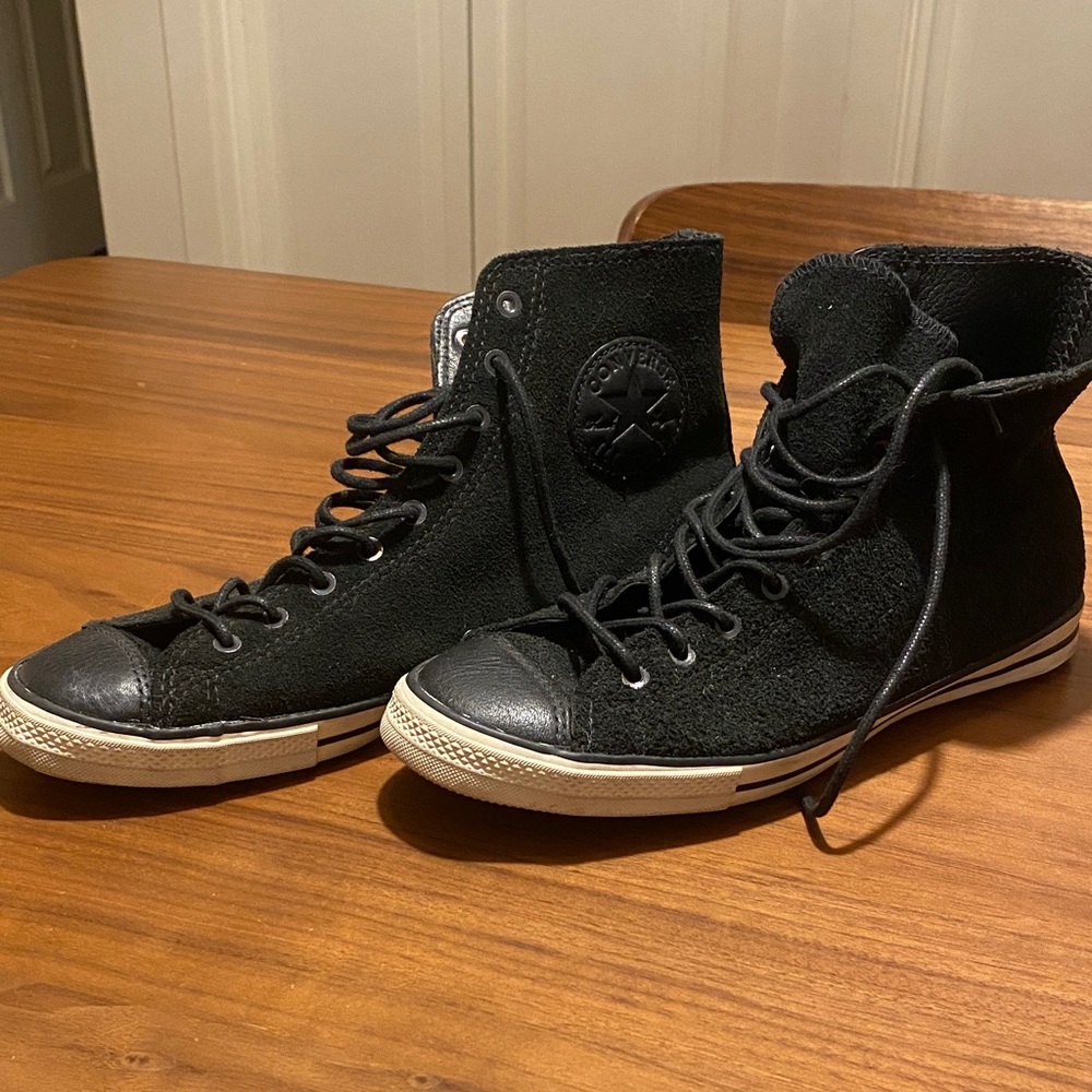 Converse Suede Black High-Tops